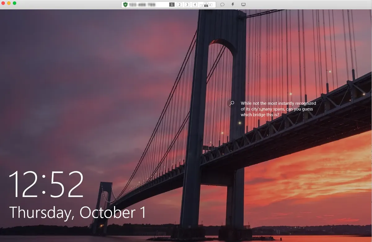 RustDesk connected to a Windows PC from another computer